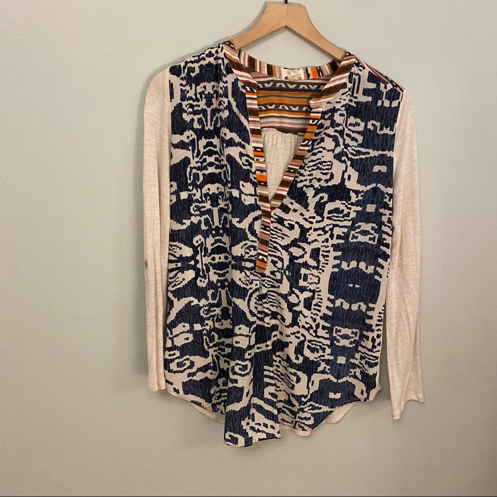 Reposh Anthropologie Tiny Mixed Media Boho Medium - image 4